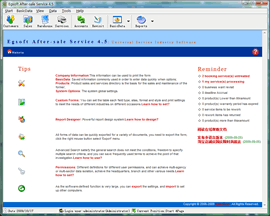 Egsoft After-sale Service screenshot